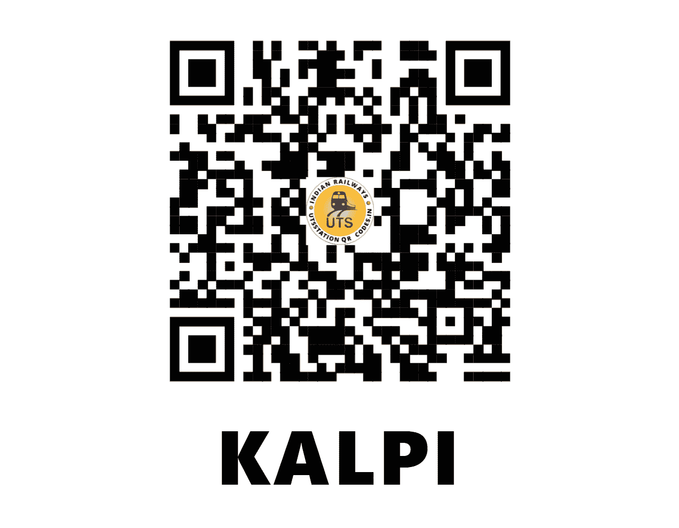 UTS QR Code for KALPI - KPI - NC (UTTAR PRADESH)